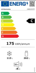Étiquette énergie du LG GBBSJ2CCPY