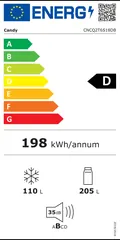 Étiquette énergie du Candy CNCQ2T6S18DB