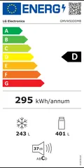 Étiquette énergie du LG GMVW50DDMB