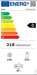 Étiquette énergie du Midea MDRB548MID46