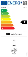 Étiquette énergie du HKOENIG FGX490